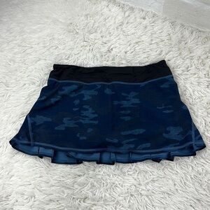 Lululemon Run: Pace Setter Skirt Heathered Texture Lotus Camo Oil Slick